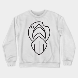 vector illustration of a rocket Crewneck Sweatshirt